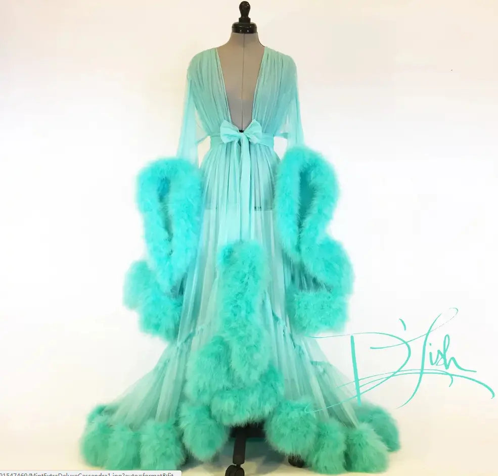 Bosmay Manufacturers for women wholesale perspective sexy feather horn sleeve tail skirt