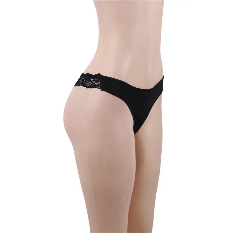 BSM5172 Hollow Out Thin Elastic Stretch Thong Lace Crotch Ladies Panties Sexy Lingeries Underwear