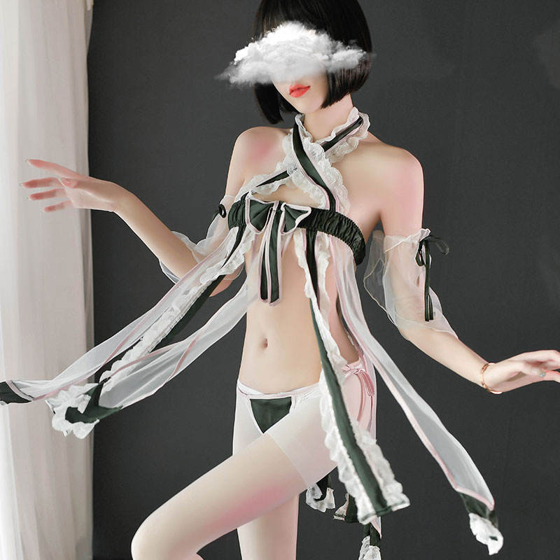 Bossman China Direct Sale Cosplay Costumes Lingerie Slit Japanese Anime Clothing Role Play Sexy Uniform Set