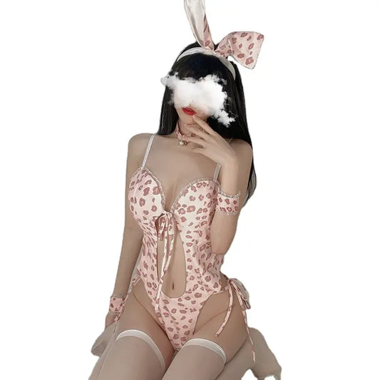 BOSMAY mature women sexy costumes open crotch bodysuit cosplay bunny set BSM1893