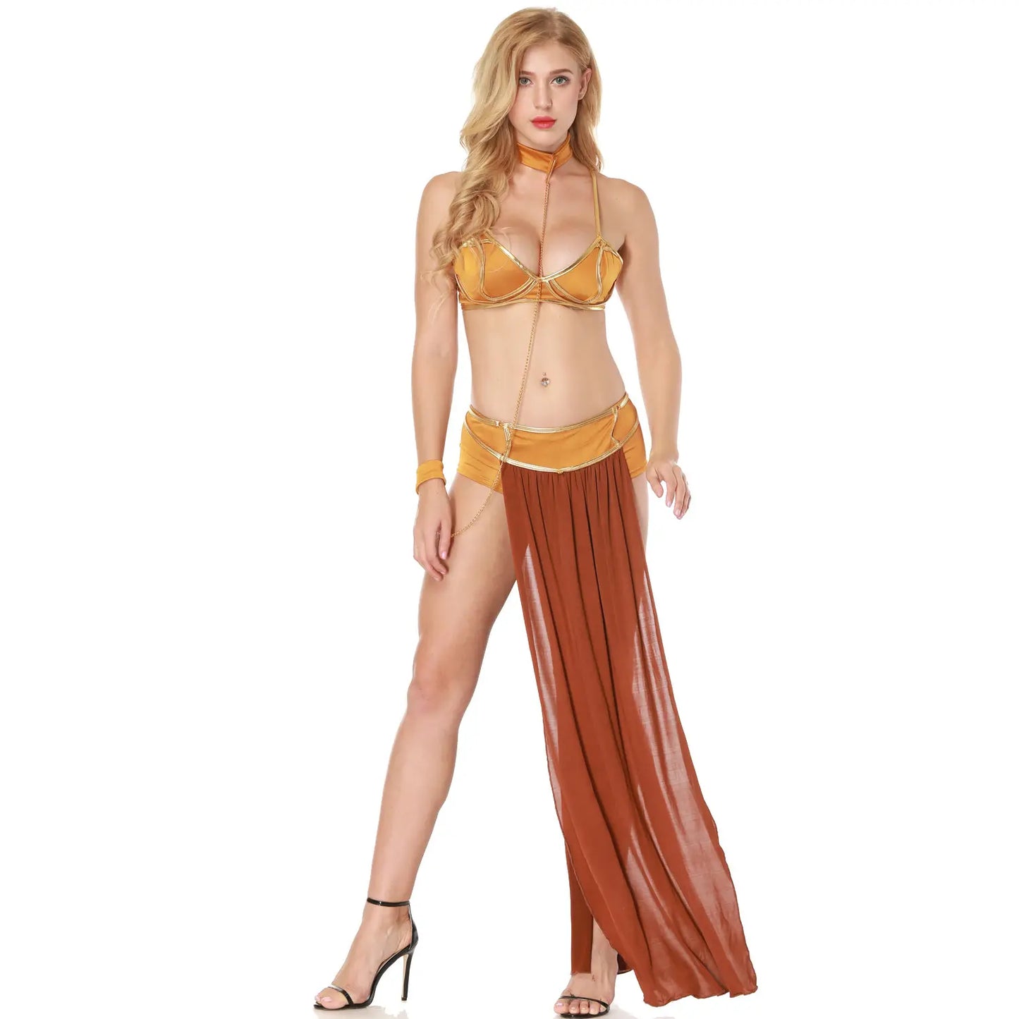 Bossman Sexy Lady Costume Cosplay Customized The Arab Dress Key Character Women Polyester Halloween Costume SKIRTS Nun Costumes